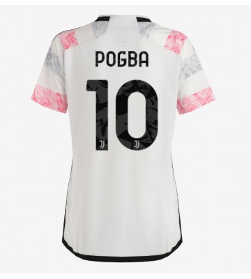 Juventus Paul Pogba #10 Koszulka Wyjazdowych Kobiety 2023-24 Krótki Rękaw